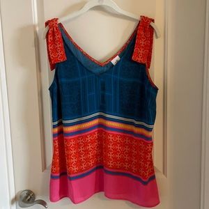 CAbi shoulder Tie Top